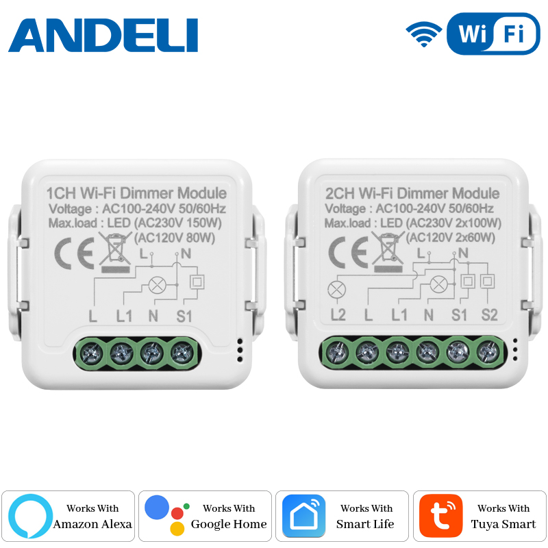 DIY  Wifi Smart Dimmer Switch  - đánh giá và giá Smart Home Google Assistant
