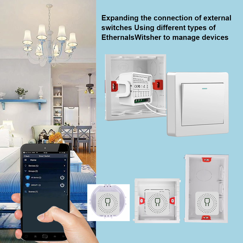 Tuya WiFi Smart Switch 1/2/3/4 - đánh giá và giá Smart Home Integration