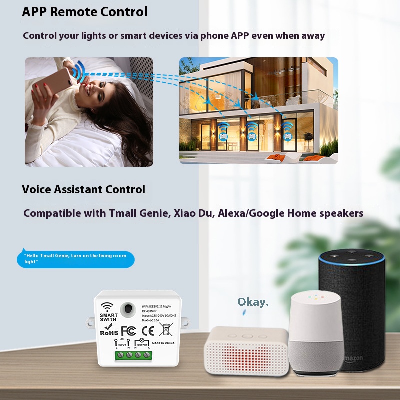 The Tuya Smart Switch-Off Devi - đánh giá và giá Smart Home Switch