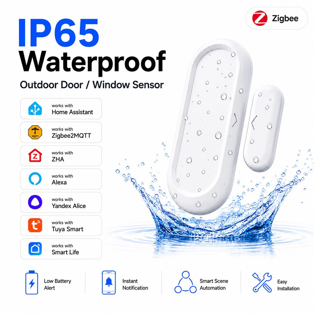 Door Window Sensor Zigbee 3.0  - đánh giá và giá Smart Home Zigbee 3.0