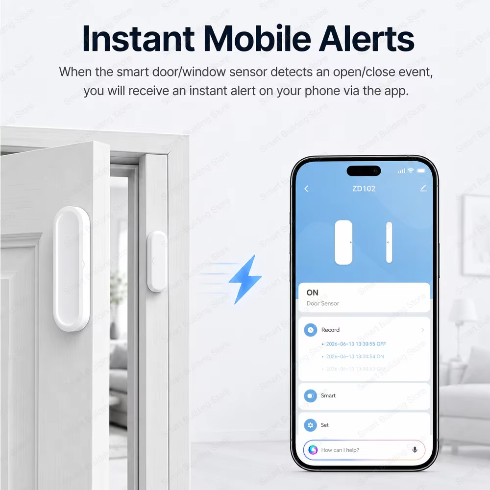 Door Window Sensor Zigbee 3.0  - đánh giá và giá Smart Home Zigbee 3.0
