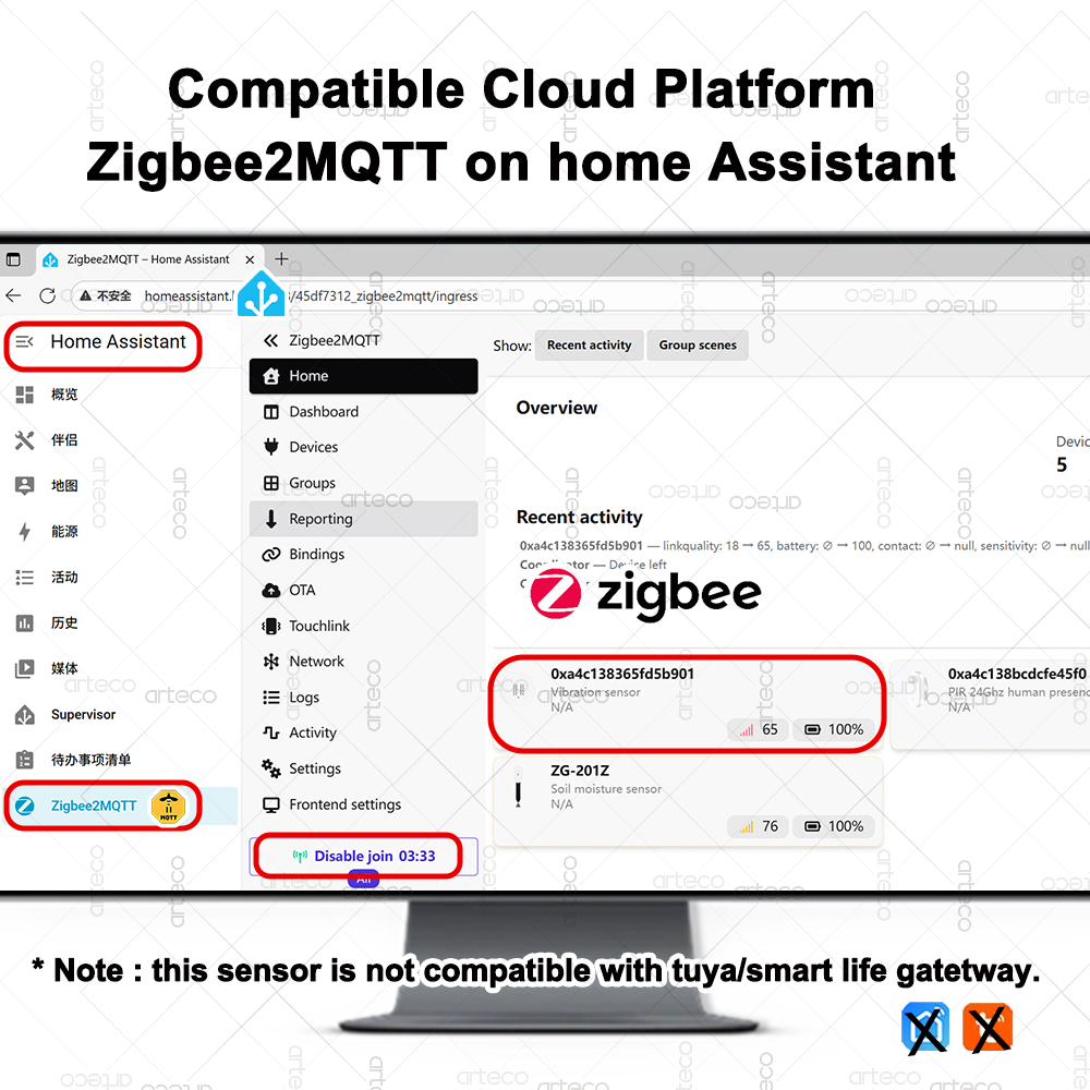 Smart ZigBee 3.0 Vibration Sen - đánh giá và giá Smart Home Zigbee 3.0