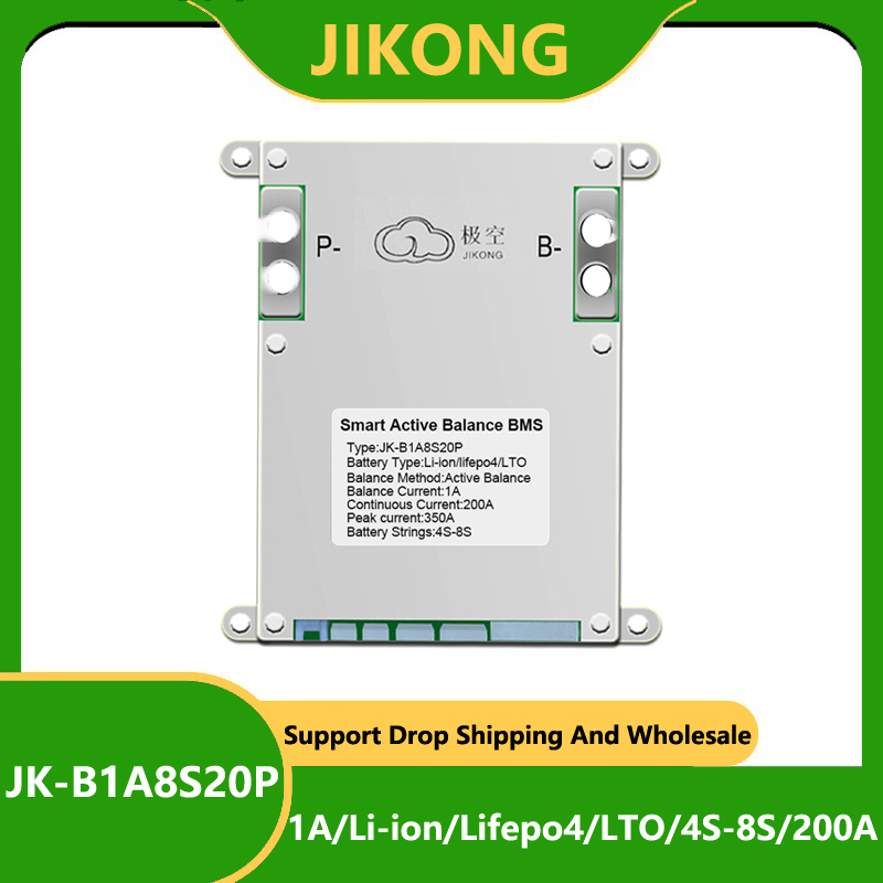 JK BMS JK-B1A8S20P 8S 200A Sma - đánh giá và giá Smart Home Energy