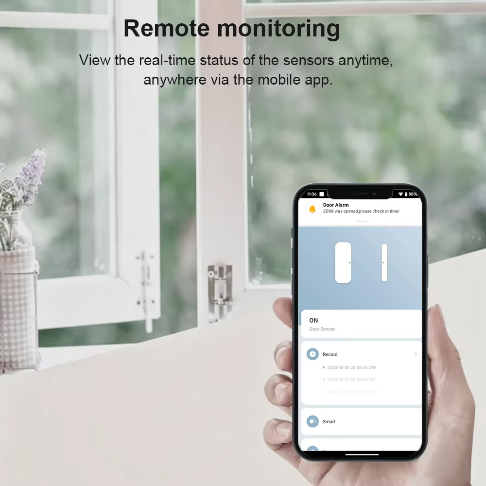 Zigbee 3.0 Door Window Sensor  - đánh giá và giá Smart Home Zigbee 3.0