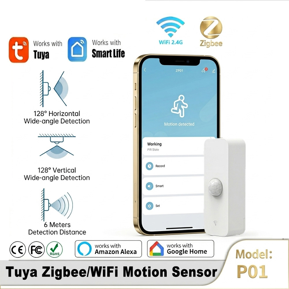 Smart PIR Motion Sensor WiFi Z - đánh giá và giá Smart Home Google Assistant