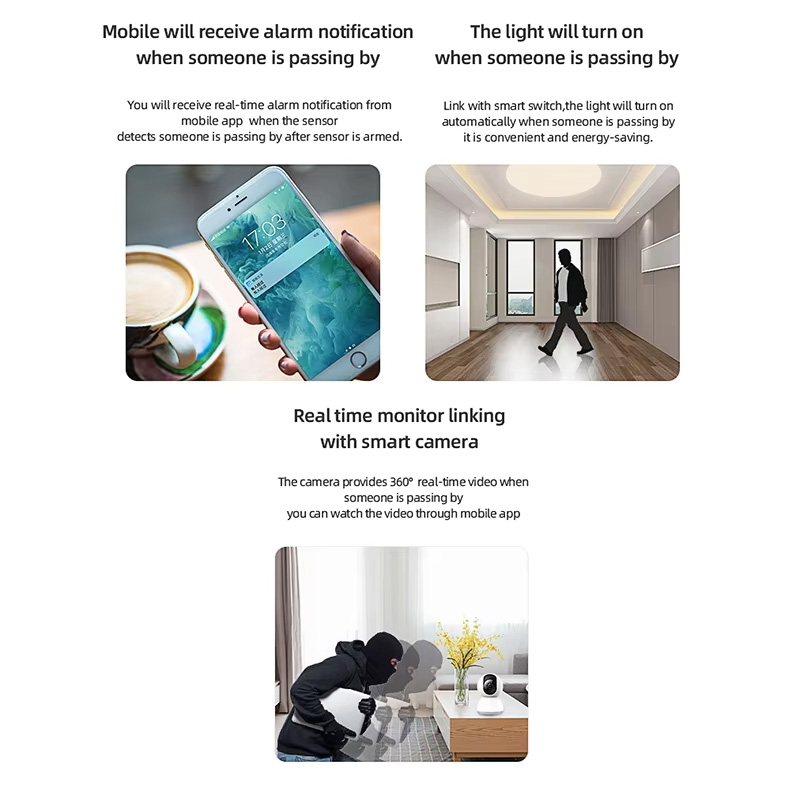 Smart PIR Motion Sensor WiFi Z - đánh giá và giá Smart Home Google Assistant