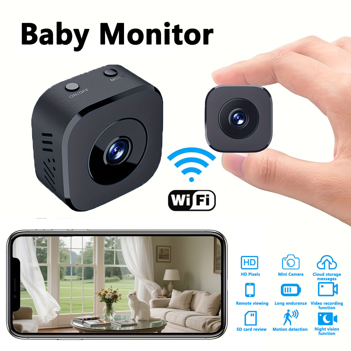 1080P HD Mini WiFi Camera Indo - đánh giá và giá Security Ip Camera