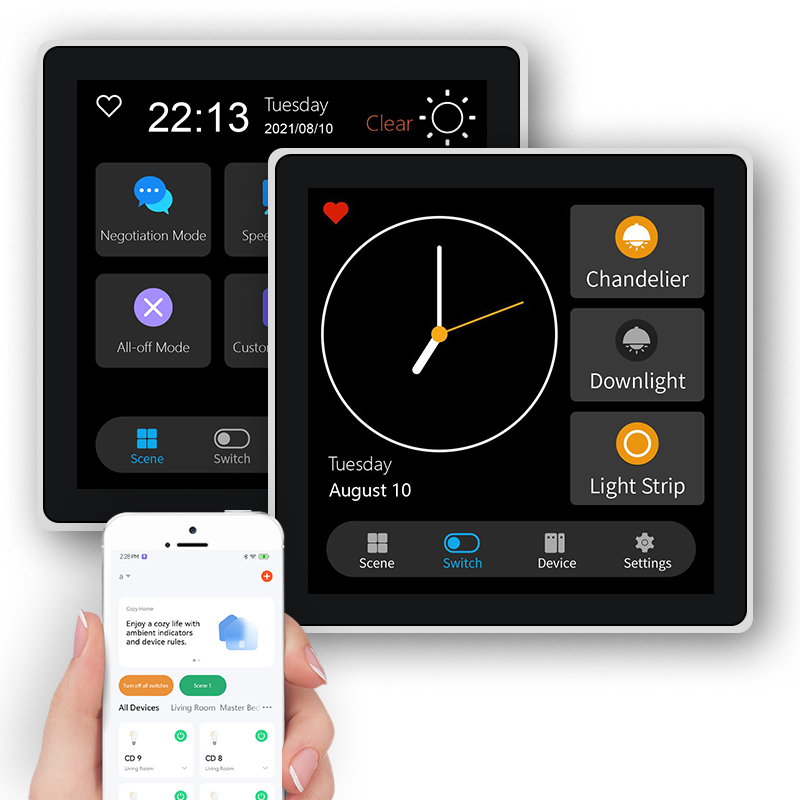 FUERS 4 Inch Touch Screen Mult - đánh giá và giá Smart Home Sistem