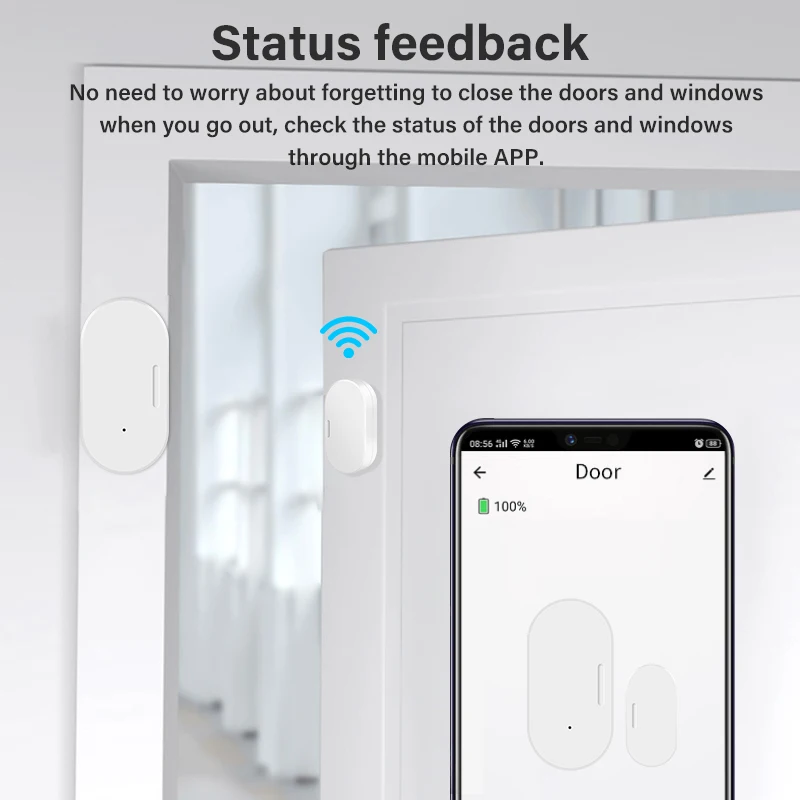 Tuya Smart Zigbee Door Sensor  - đánh giá và giá Smart Home Zigbee 3.0