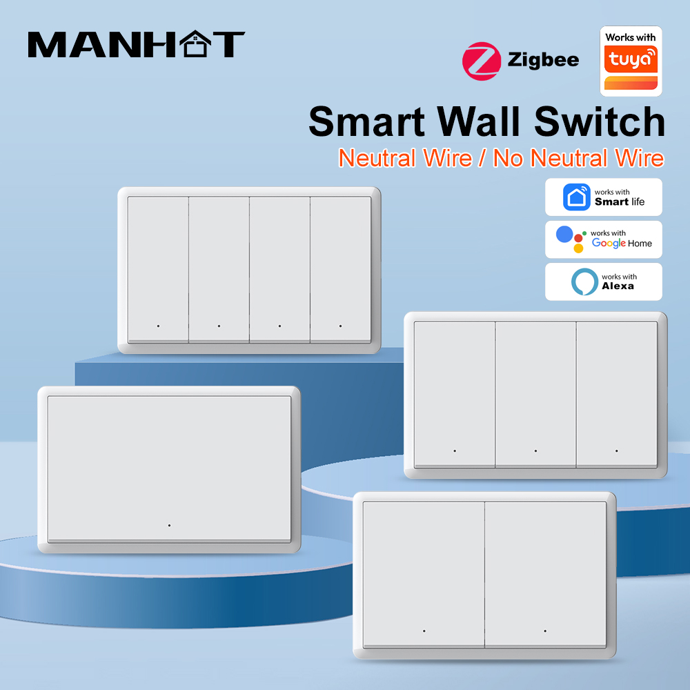 MANHOT ZigBee3.0 Smart Switch  - đánh giá và giá Smart Home Switch