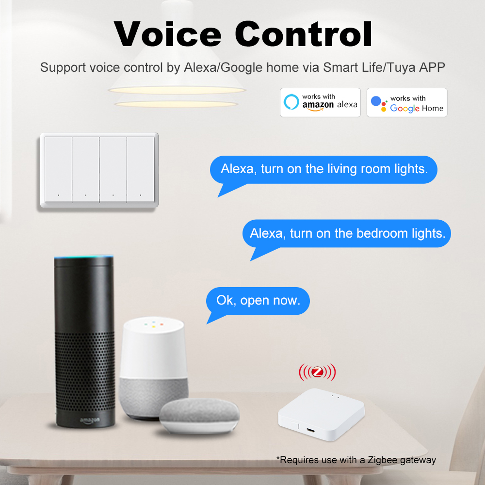 MANHOT ZigBee3.0 Smart Switch  - đánh giá và giá Smart Home Switch