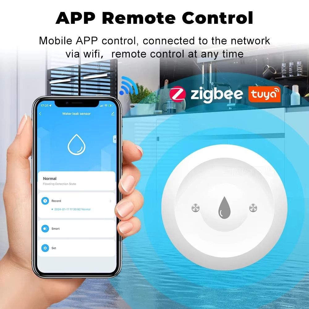 Alarm Function ZigBee Water Se - đánh giá và giá Smart Home Zigbee 3.0