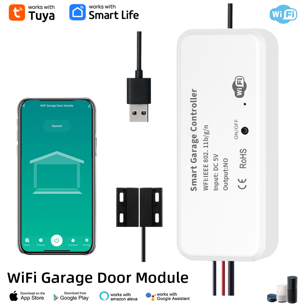 Smart Garage Door Opener DC5V  - đánh giá và giá Smart Home Hub