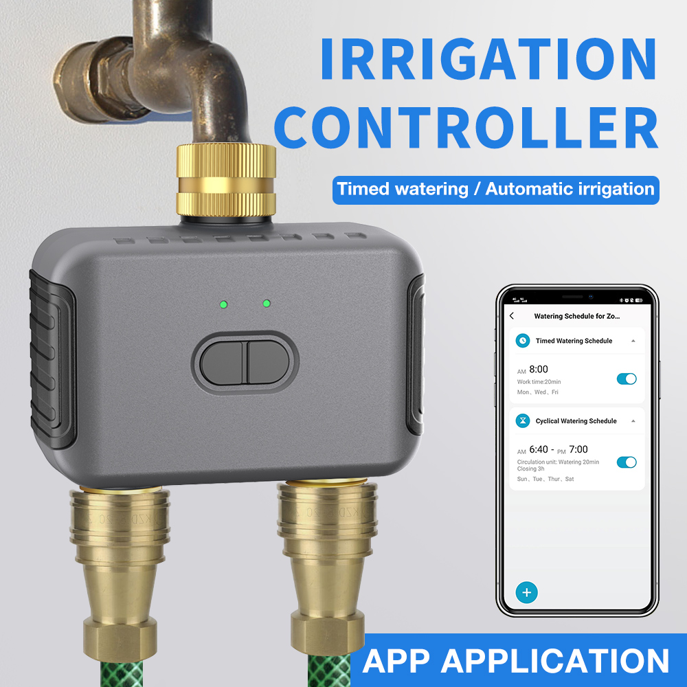 Tuya 2 Zone Watering Timer Gar - đánh giá và giá Smart Home Integration